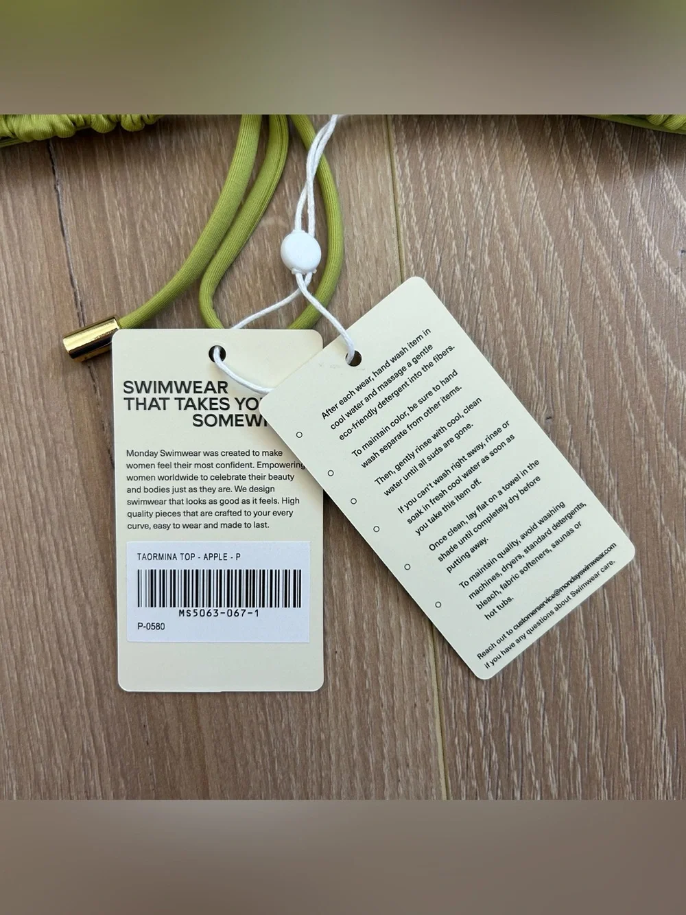 Monday Swimwear new tags